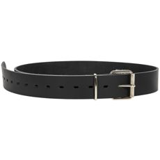 125 cm sort læderbælte Icarus, elegant og holdbart valg.