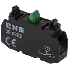 Nødstopkontakt NO, en kritisk komponent til hurtig afbrydelse.