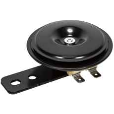 Kraftfuldt 12V horn med diameter på 70 mm, ideelt til forskellige motorkøretøjer.