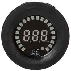 Voltmeter 12V DC til nøjagtig spændingsovervågning.