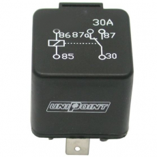 Vekselrelæ 5-polet 24V 20/30A, fremragende til flerfacetterede systemer.