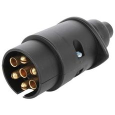 7-polet stikprop med skrueforbindelse og IP-beskyttelse til sikker og stabil forbindelse.