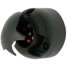 Samledåse 7-pol med skrueforbindelse og beskyttet konstruktion til bedre holdbarhed.