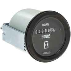 Elektronisk timetæller til 12-24V, præcis og brugervenlig til arbejdstimer.