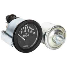 Olietryksmåler med føler 12V, til at overvåge olietryksniveauer.