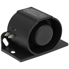 Høj kvalitets bakalarm med 12-36V og 107 dB volumen for tryghed.