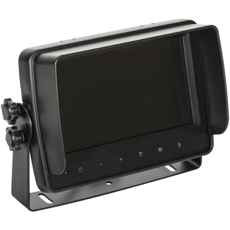 Vandtæt 7 tommer HD-monitor, perfekt til hårde arbejdsmiljøer inden for landbrug og byggeri.