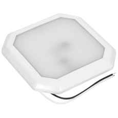 Firkantet led indvendig belysning 124mm, ideel til køretøjer med 12V-24V system.