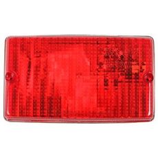 Positionslys Rød 21W 125X74 Radex, kraftfuld og effektiv sikkerhedslampe.