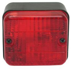 Bagtåge lys i målene 87x77 mm for klar synlighed i dårligt vejr, øger sikkerheden.