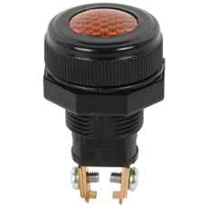 Gult signallys til advarselsformål, vigtigt ved håndtering.