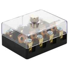 Effektiv 4-delt sikringsholder i cera og skrue til reparationer.