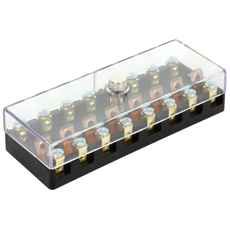 Praktisk 8-delt sikringsholder til Cera og skrue, optimal til elinstallationer.