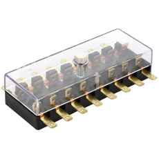 8-delt sikringsholder til Cera og blad, ideel til effektiv strømforsyning.