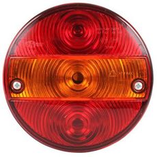 Baglygter med 3 kamre, 140 mm, for øget synlighed på vejen.