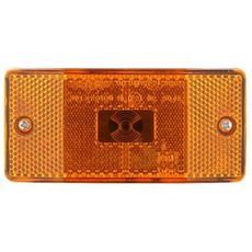 Positionslys i gul, 114x54 mm, perfekt til belysning af køretøjer og arbejdsområde.