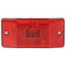 Positionslys Rød 114X54Mm, kompakt design for god synlighed.