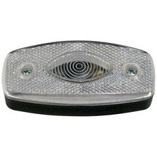 Positionslys Polykarbonatglas Hvid Ajba, holdbar og sikker belysning.