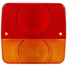 Rød og gul Radex reservedel designet for bedste synlighed.