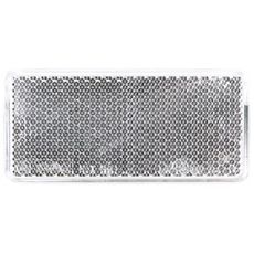 Selvklæbende hvid reflektor 40X90 mm, ideel for sikkerhed og synlighed.