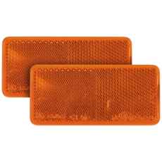 Selvklæbende gul refleks for sikkerhed, størrelse 40x90 mm, perfekt til markering.