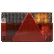 Lang baglygte combi til højre side, med hul til installation på køretøjer.