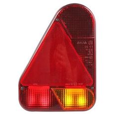 Vertikal baglygte venstre med hul, designet til effektiv montering.