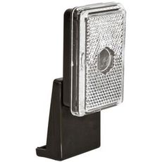 Hvid positionslys med lampe inkluderet, nem installation.