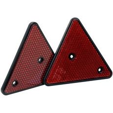 Sæt med to trekantede reflektorer for øget sikkerhed ved vejtransport.