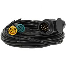 Højkvalitets trailer elsæt med 13 poler og 5 meters ledningslængde.