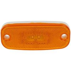 Gult LED positionslys 110 x 45 mm, perfekt til traktorer og maskiner.