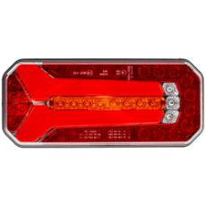 Venstre LED baglys 12-24V med 5-Pin, sikker og effektiv belysning.