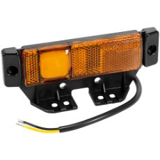 Positionslys med blinklys Led Gul 12-24V, for øget synlighed på vejen.