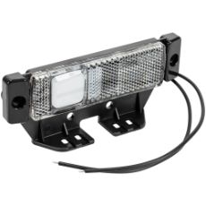 Positionslys Led Hvid 12-24V, sikkerhedslampe til traktorer og maskiner.