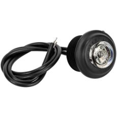 Rundt gult LED positionslys 12-24V, sikkerhedsbelysning for alle køretøjer.