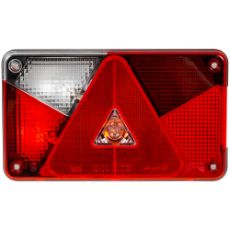 Baglygte Multipoint til venstre side, ideel til sikkerhed og synlighed.