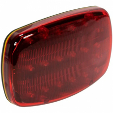 LED Bag- og Advarselslampe Rød Magnetisk