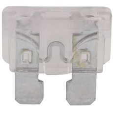 Hvid 25A pladesikring i 10-pack, robust del til elektriske installationer.