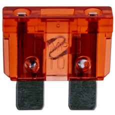 Fladsikring 10A rød, pakning med 10 stykker til at beskytte elektriske kredsløb.