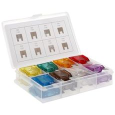 Maxi sortiment med sikringer, 24 stk, til forskellige krav.