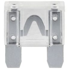 Hvid maxi sikring, 80A, i pakke med 5 stk.