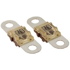 Brun midi sikring 70A, ideel til at beskytte følsomme elektroniske komponenter.