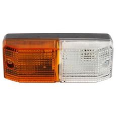 Forlygte 1163 i blank/gul design, perfekt til traktorer.