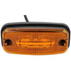 Gul LED positionslys 24V, 5,0 meter med polbeskyttelse for ekstra beskyttelse og holdbarhed.