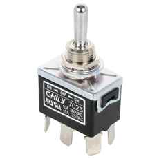 Vippeafbryder On/Off/On med to linjer for effektiv kontrol.