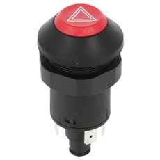 Trykknap til advarselsblink, vital for sikkerhed på vej.