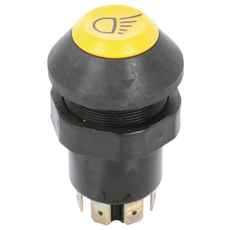 Knap til bageste tågelys, øger sikkerheden ved kørsel i mørke.