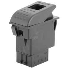 3-polet Off/On kontakt til 2-linjes system, robust design til slidstærke miljøer.