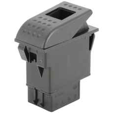 Låsningsfri 2-polet af/på-kontakt, ideel til hurtige operationer.