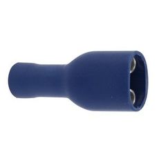 Beskyttende kabelsko i blå, 6,5 mm, i sæt af 10 stykker.